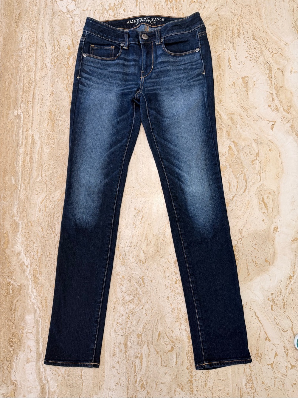 American Eagle Outfitters Women's Size 4 Dark Wash Skinny Jeans